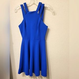 Bright blue double strap shoulders. Juniors Size 1. By B.Smart dress.